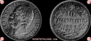 10 centesimi moneta Umberto