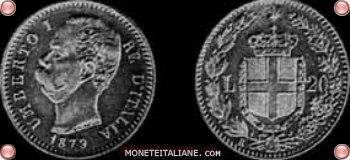 20 lire moneta Umberto