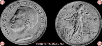 10 centesimi di lire Vittorio Emanuele