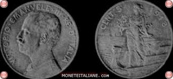 5 centesimi di lire Vittorio Emanuele