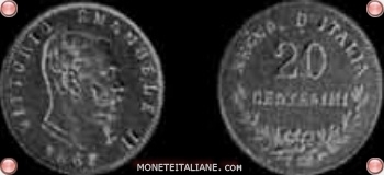 20 centesimi Vittorio Emanuele