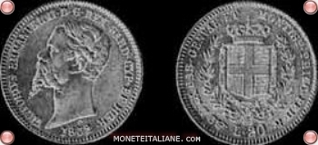 20 lire moneta Vittorio Emanuele